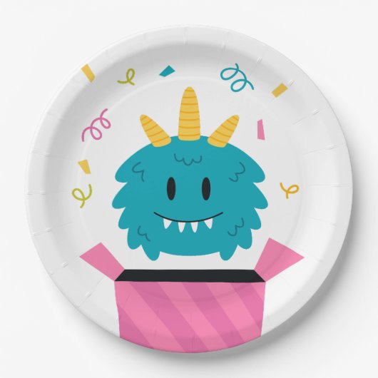 可愛い怪物 ペーパープレート (正面)