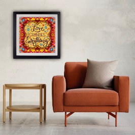 可愛い恋が全てを変えるインスピレーションポスター ポスター