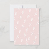 可愛い恋とキツネキッズバレンタインカード (裏面)