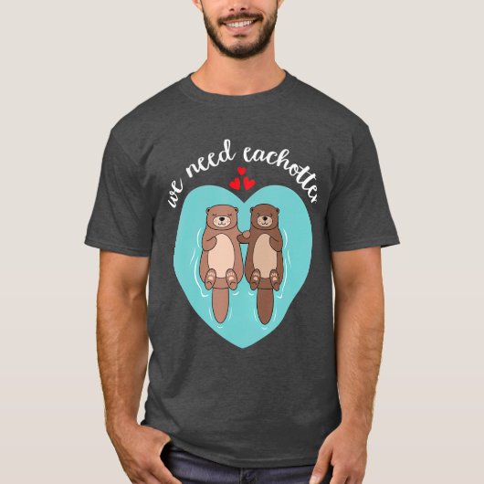 可愛い恋人同士のバレンタインが必要 Tシャツ (正面)