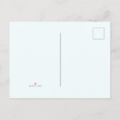 可愛い恐竜ごみトラックのバルーンバースデーボーイ インビテーションポストカード (裏面)