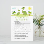 可愛い恐竜どのように良く知っているベビーショールゲーム (スタンド正面)