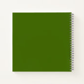 可愛い恐竜のスペリアル手帳 ノートブック (裏面)