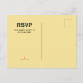 可愛い恐竜のチョークボード1st写真の誕生日パーティー インビテーションポストカード (裏面)