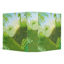 可愛い恐竜の土地風景