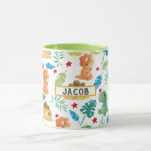 可愛い恐竜の子供 マグカップ (中央)