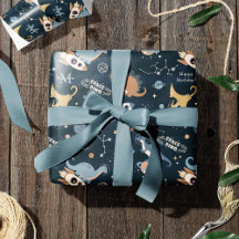 可愛い恐竜の宇宙模様子供の誕生日