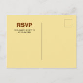 可愛い恐竜の最初の誕生日パーティー写真 インビテーションポストカード (裏面)