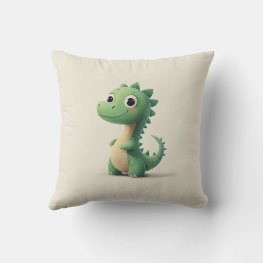 可愛い恐竜の枕 クッション (裏面)
