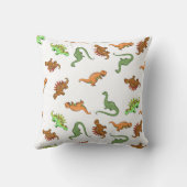 可愛い恐竜の模様 クッション (裏面)