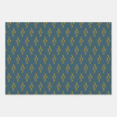 可愛い恐竜の模様 ラッピングペーパーシート (正面2)