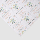 可愛い恐竜の水彩赤ちゃんシャワーパーソナライズされた 薄葉紙 (詳細)