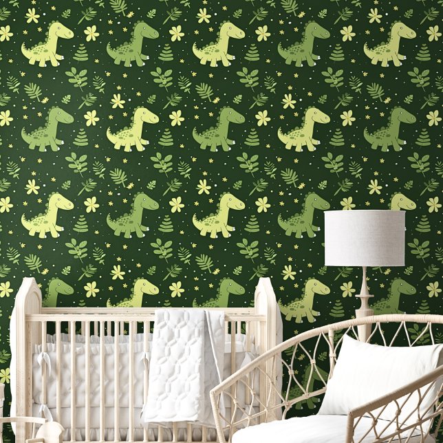 可愛い恐竜の緑 壁紙 (クリエイターアップロード済み)