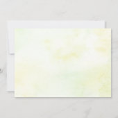 可愛い恐竜の誕生日パーティフォトサンキューカード サンキューカード (裏面)