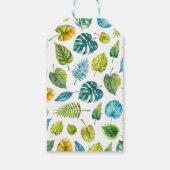 可愛い恐竜の誕生日パーティーありがとうラベル ギフトタグ (裏面)