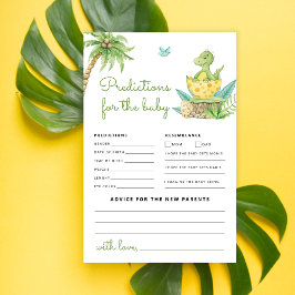 可愛い恐竜の赤ちゃんシャワー予測とアドバイス