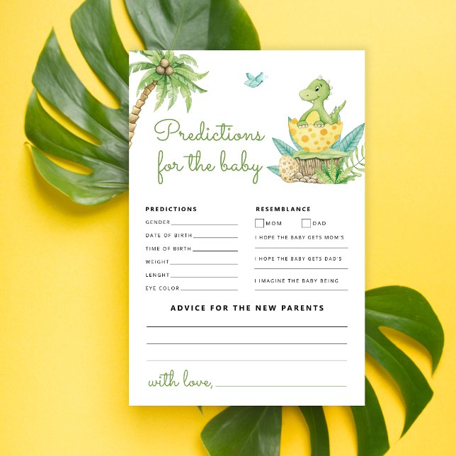 可愛い恐竜の赤ちゃんシャワー予測とアドバイス (クリエイターアップロード済み)