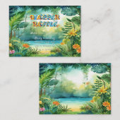 可愛い恐竜の赤ちゃんシャワー囲いカード エンクロージャーカード (正面/裏面)