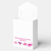 可愛い恐竜の赤ちゃんシャワーDinoピンクガール フェイバーボックス (オープン)