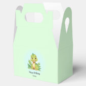 可愛い恐竜の野生のジャングル動物園の誕生日パーティーの少年 フェイバーボックス (オープン)