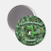 可愛い恐竜はチエキュサウルス マグネット (正面/裏面)