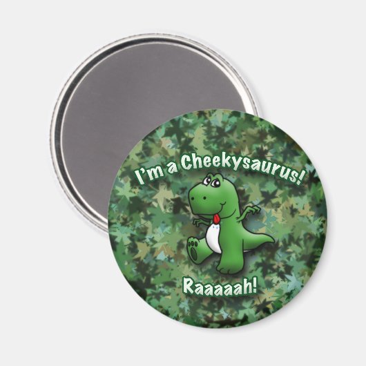 可愛い恐竜はチエキュサウルス マグネット (正面/裏面)