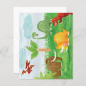 可愛い恐竜ウールマンモスブロントサウルス (正面/裏面)