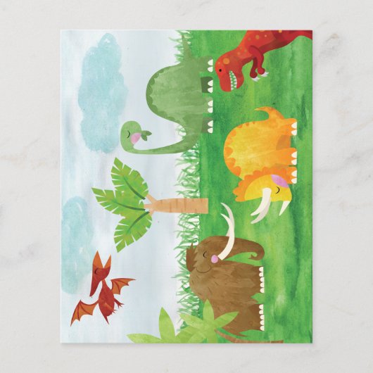 可愛い恐竜ウールマンモスブロントサウルス (正面)