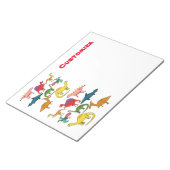 可愛い恐竜コレクションThunder_Cove ノートパッド (アングル)