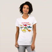 可愛い恐竜コレクションThunder_Cove Tシャツ (正面フル)