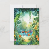 可愛い恐竜サンキューカード サンキューカード (正面)