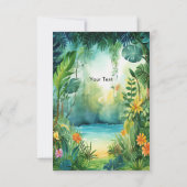 可愛い恐竜サンキューカード サンキューカード (裏面)