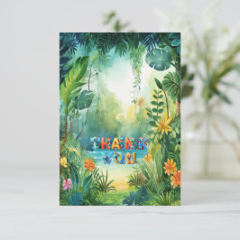 可愛い恐竜サンキューカード サンキューカード