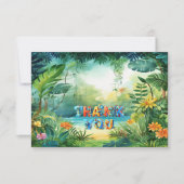 可愛い恐竜サンキューカード サンキューカード (正面)