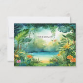 可愛い恐竜サンキューカード サンキューカード (裏面)