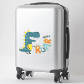 可愛い恐竜シール シール (スーツケース)
