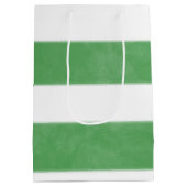 可愛い恐竜ジャングルサファリベイビーシャワー ミディアムペーパーバッグ (裏面)