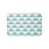 可愛い恐竜ステゴサウルスの子供 バスマット (正面)