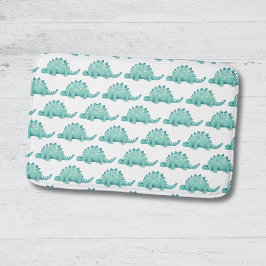 可愛い恐竜ステゴサウルスの子供 バスマット