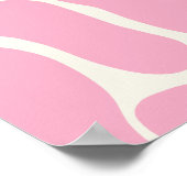 可愛い恐竜スポットガールベビーウェルカムサイン ポスター (角)