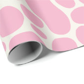 可愛い恐竜スポット女の子の赤ちゃんシャワー ラッピングペーパー (ロールコーナー)