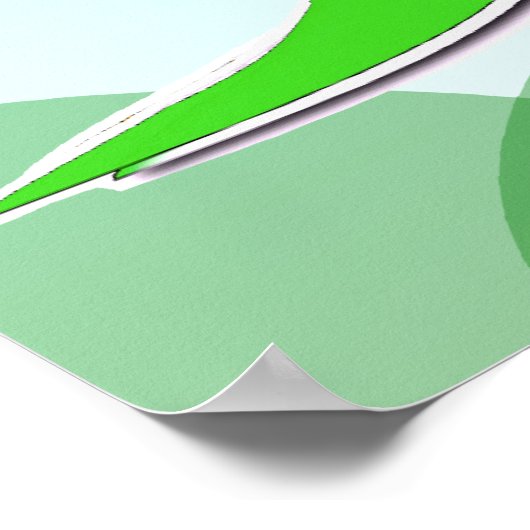 可愛い恐竜ファミリー小さなピンクのディノ卵のポスター ポスター (角)