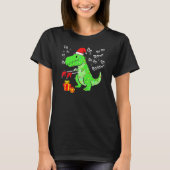 可愛い恐竜ファラララーRawr Rawr ChristmasレックスXma Tシャツ (正面)