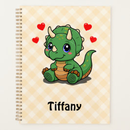 可愛い恐竜プランナー – 名前の追加 プランナー手帳