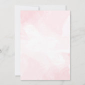 可愛い恐竜プレグゴサウルス赤ちゃんシャワー 招待状 (裏面)