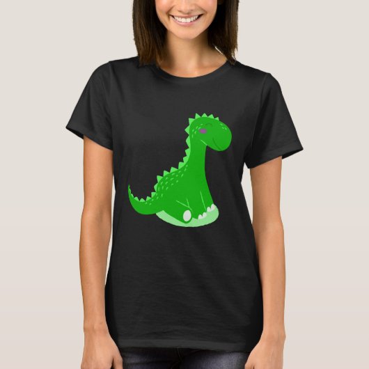 可愛い恐竜ベビー Tシャツ (正面)