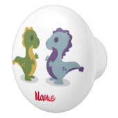 可愛い恐竜ペアThunder_Cove セラミックノブ (右)