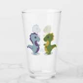 可愛い恐竜ペアThunder_Cove タンブラーグラス (裏面)