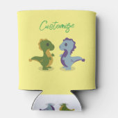 可愛い恐竜ペアThunder_Cove 缶クーラー (裏面)