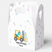 可愛い恐竜建築トラックボーイB2S誕生日 フェイバーボックス (オープン)